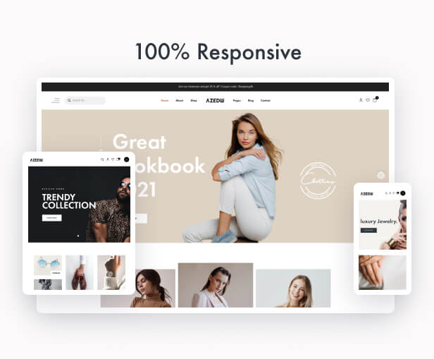 ecommerce  shop Wordpress template image